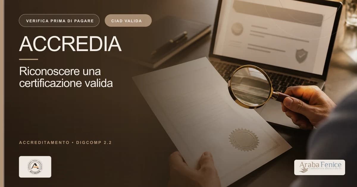 CIAD e Accredia: riconoscere una certificazione valida
