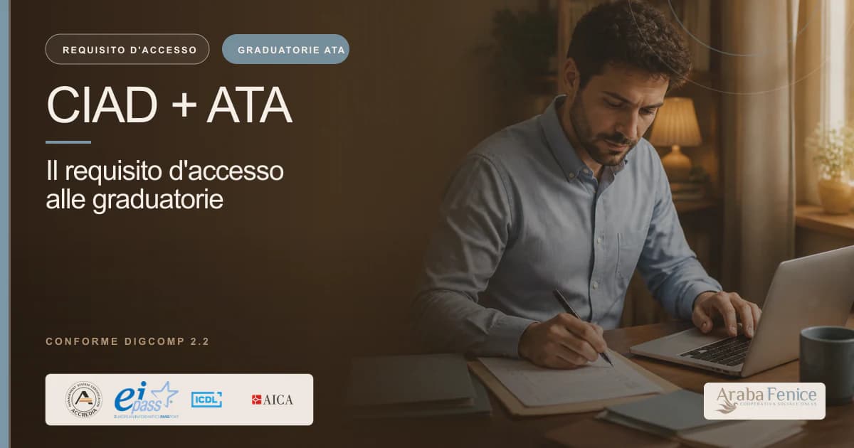 CIAD ATA: il requisito d'accesso alle graduatorie
