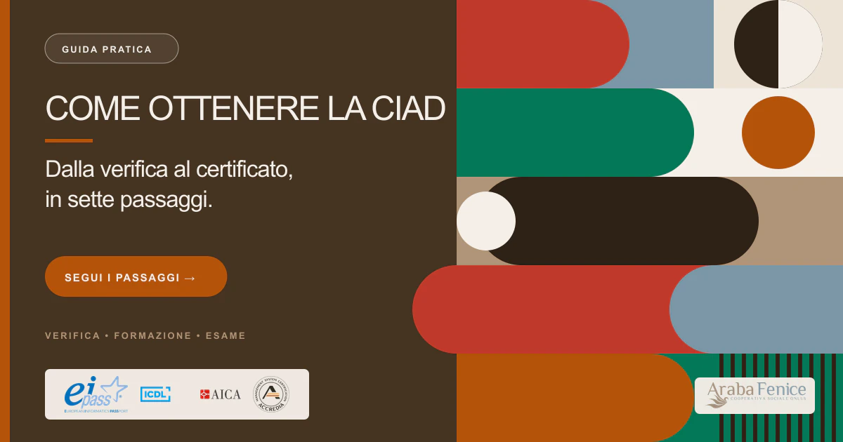 Come ottenere la CIAD: guida passo per passo